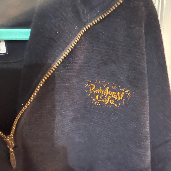 Rainforest Cafe Half Zip - Navy Blue - Picture 3 of 10